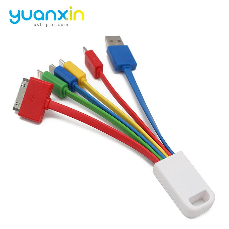 Custom 6 in 1 charging usb cable