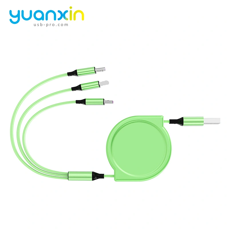 Custom retract ABS charging cable