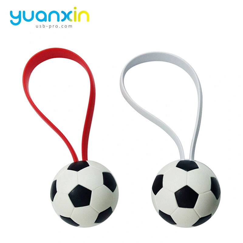Football design Micro keychain usb cable
