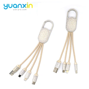 Eco 4 in 1 keychain usb cable