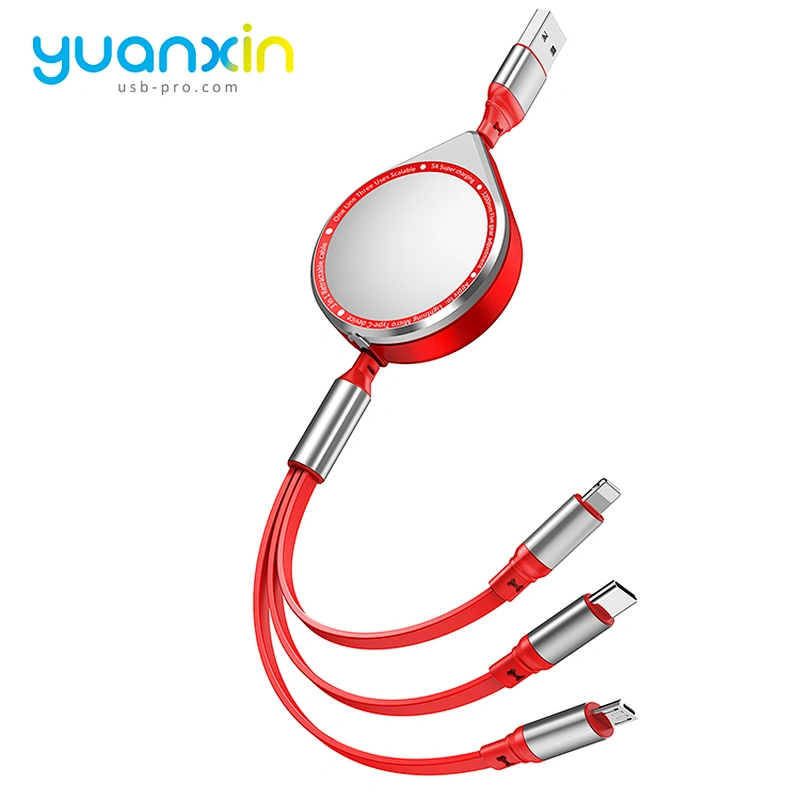 3A Fast retract Charging Cable