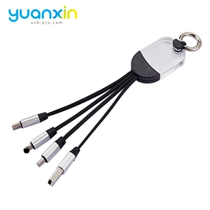 Custom LED Logo Acrylic+TPE Illume Charging Cable