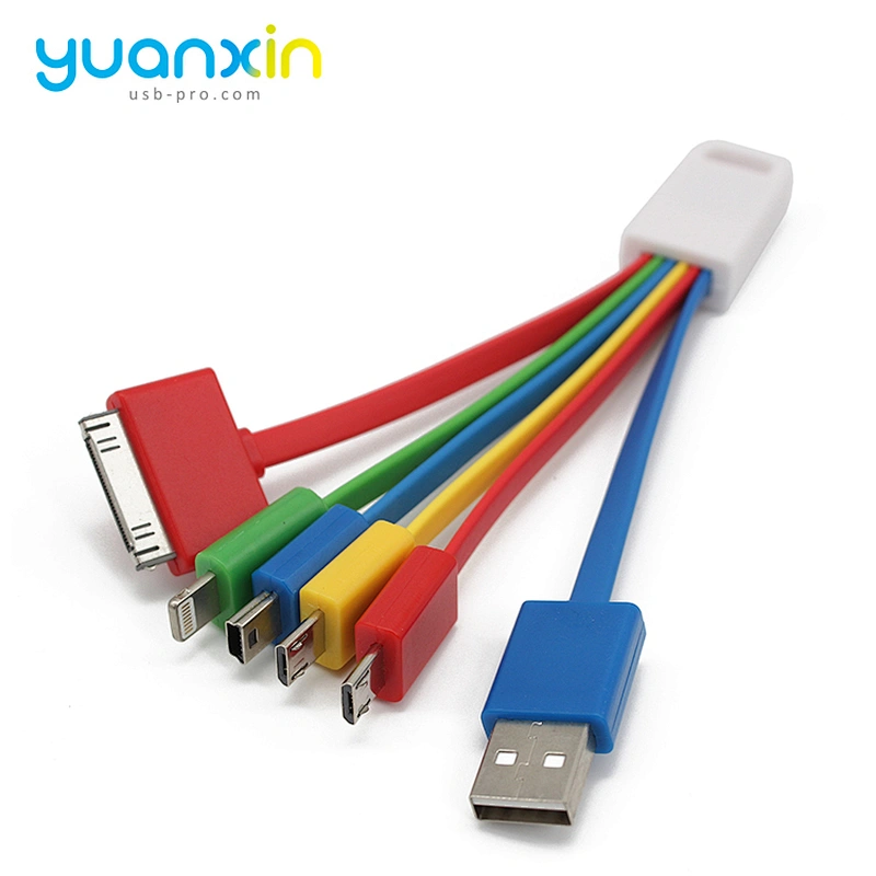 Custom 6 in 1 charging usb cable