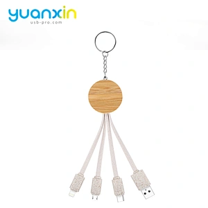 Eco keychain usb cable