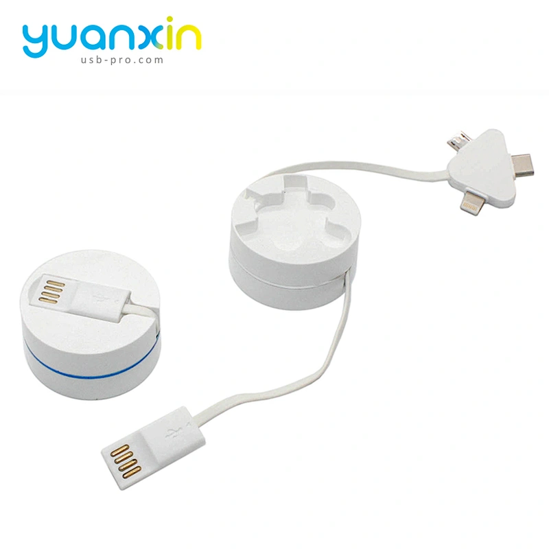 Custom Retract ABS charging cable