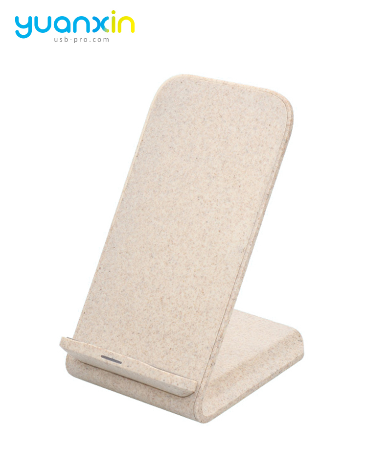 ECO Friendly Desktop Wireless Charger with phone holder