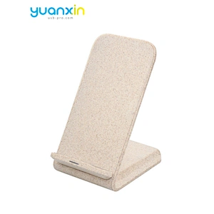 ECO Friendly Desktop Wireless Charger with phone holder