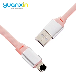 Custom LED Logo Acrylic+TPE Illume Charging Cable