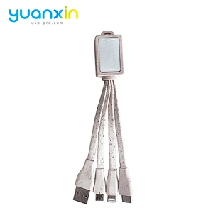 Custom doming Eco 4 in 1 usb cable