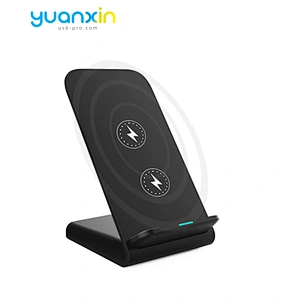 Luxury Desktop Wireless Charger with phone holder