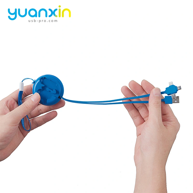 Eco straw material Retract Charging Cable