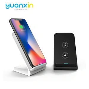 Luxury Desktop Wireless Charger with phone holder