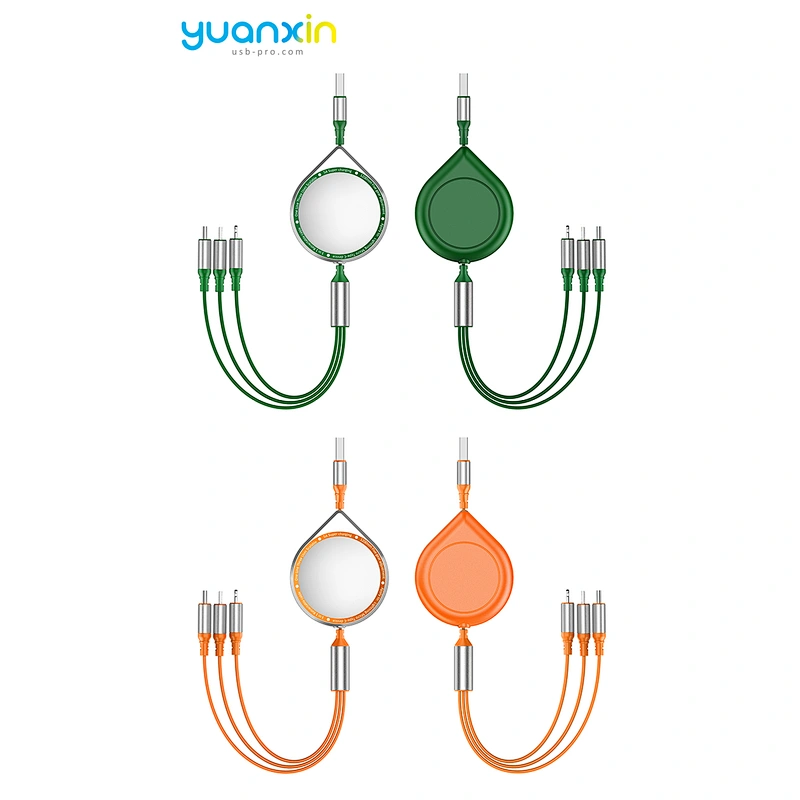 3A Fast retract Charging Cable
