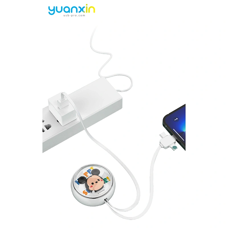 Custom Retract Charging Cable