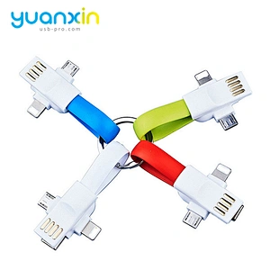 Classic Flip keychain usb cable