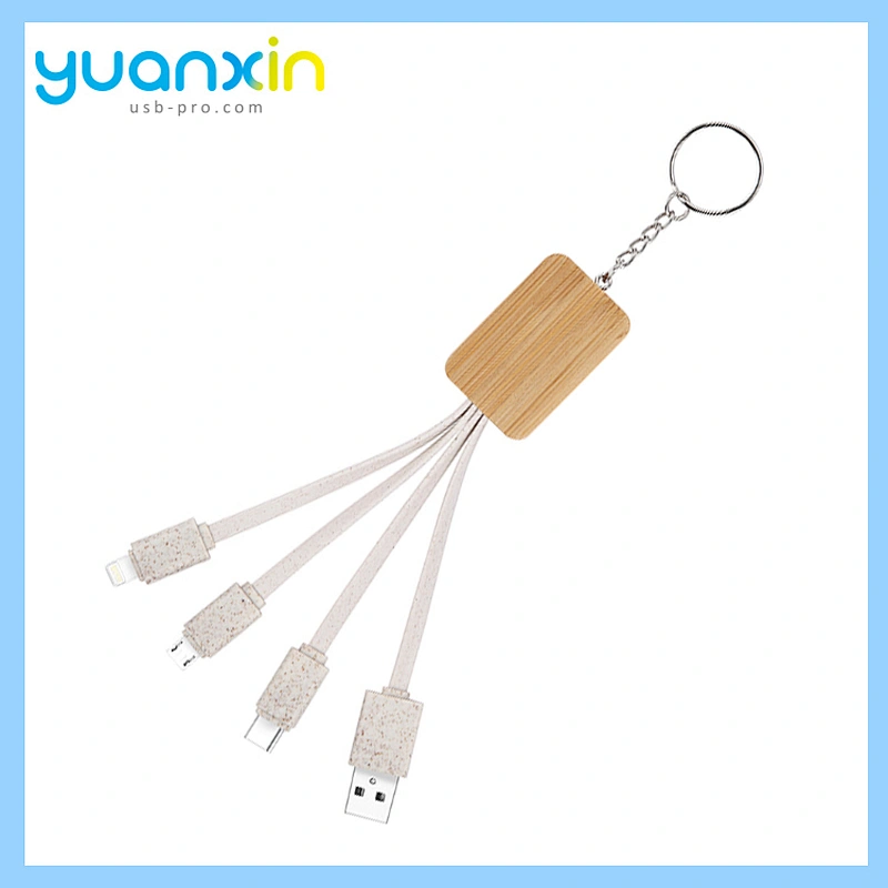 Eco keychain usb cable