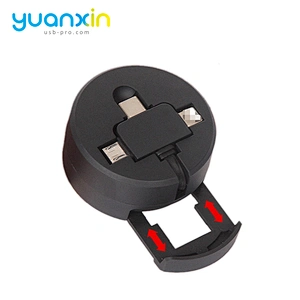 Retract Charging Cable with phone stand