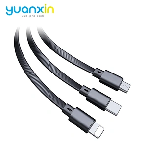 Round retract Charging Cable