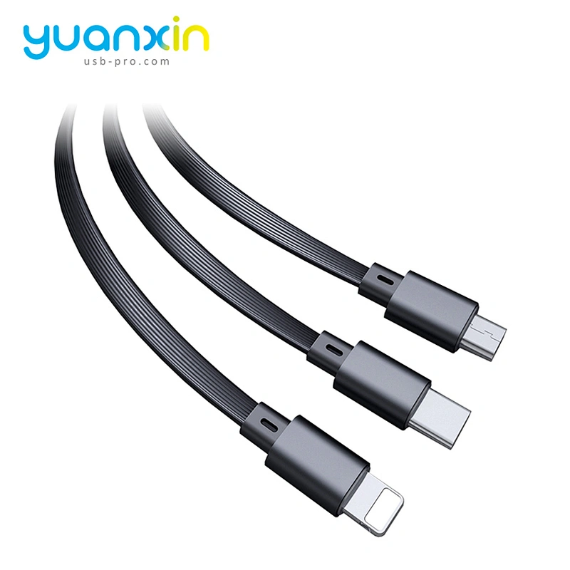 Round retract Charging Cable