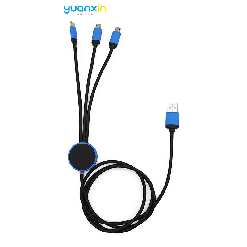 Custom LED  braided Illume Charging Cable