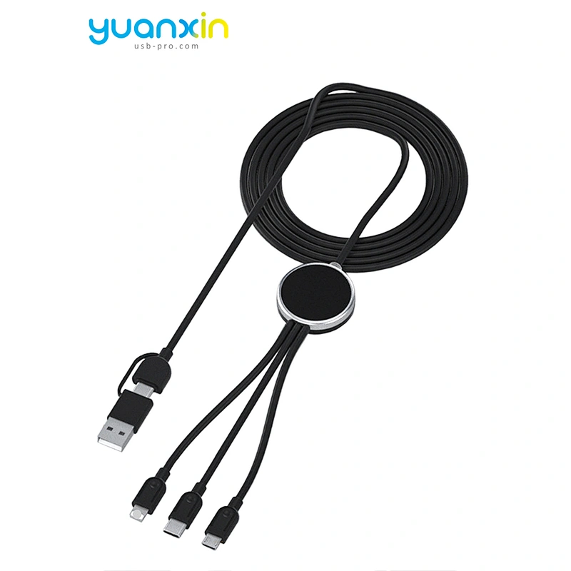 Custom LED logo 6 in 1 Illume Charging Cable