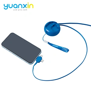 Eco straw material Retract Charging Cable