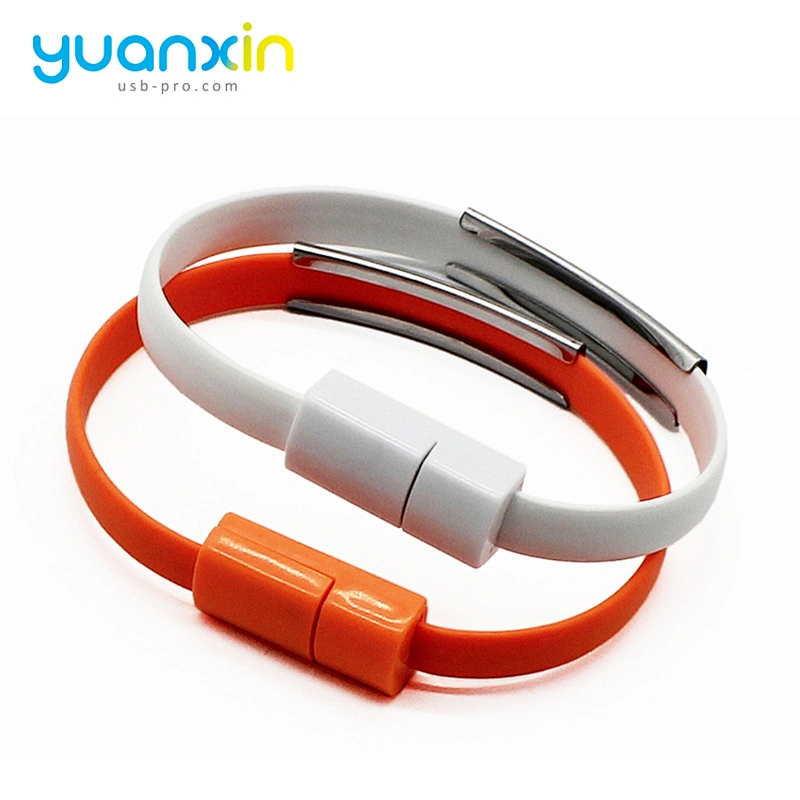 Custom ABS Micro wristband usb cable