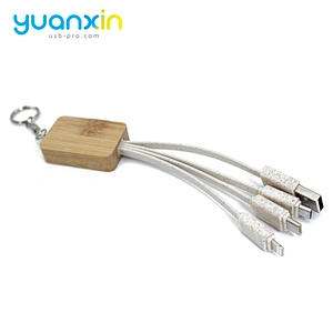 Eco keychain usb cable