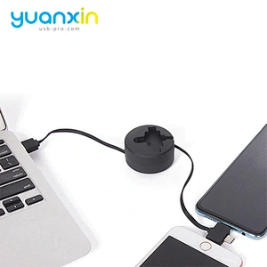 Retract Charging Cable with phone stand