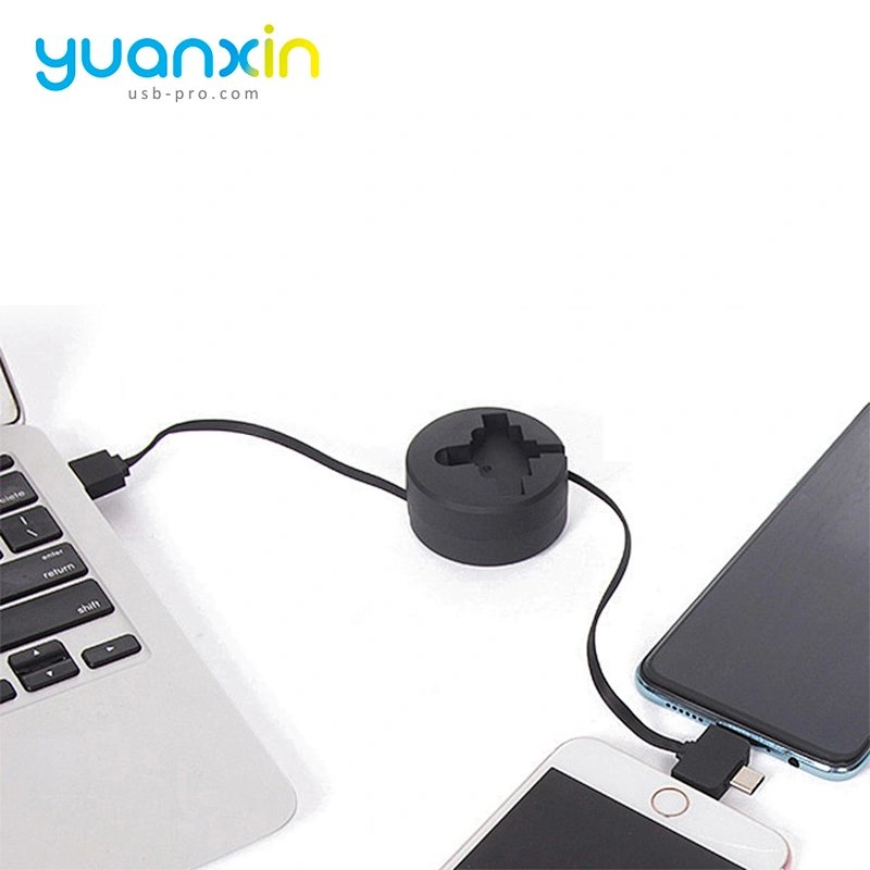 Retract Charging Cable with phone stand