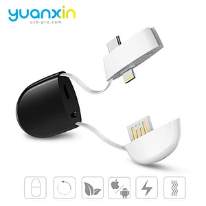 ABS+TPE retract charging cable