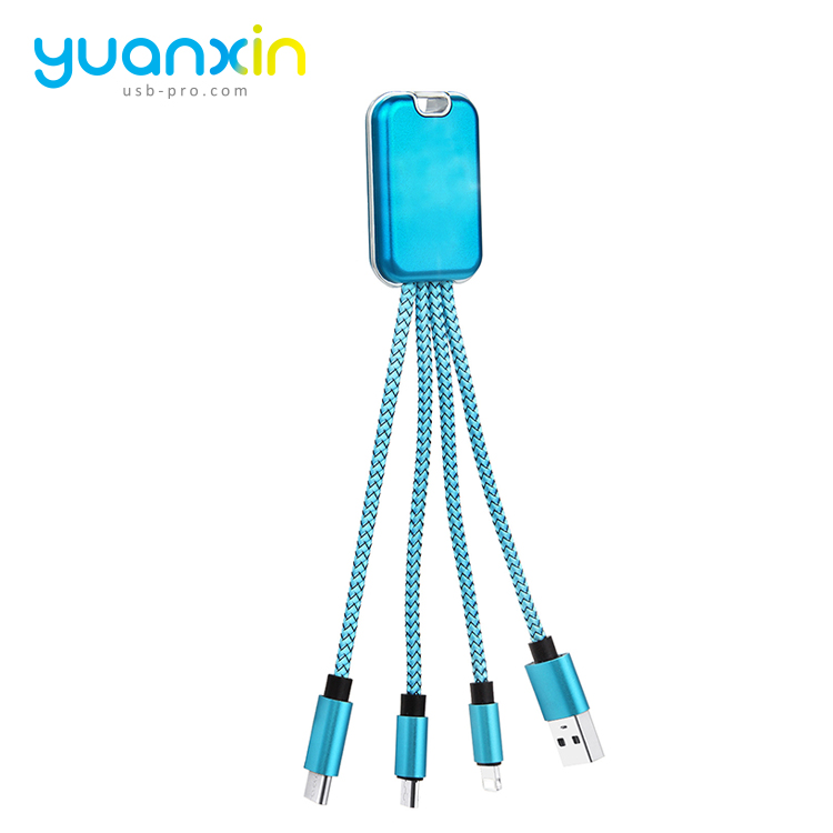 Custom LED logo 4 in 1 Illume Charging Cable