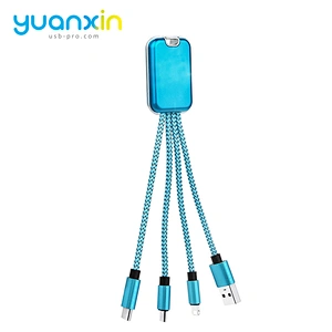 Custom LED logo 4 in 1 Illume Charging Cable