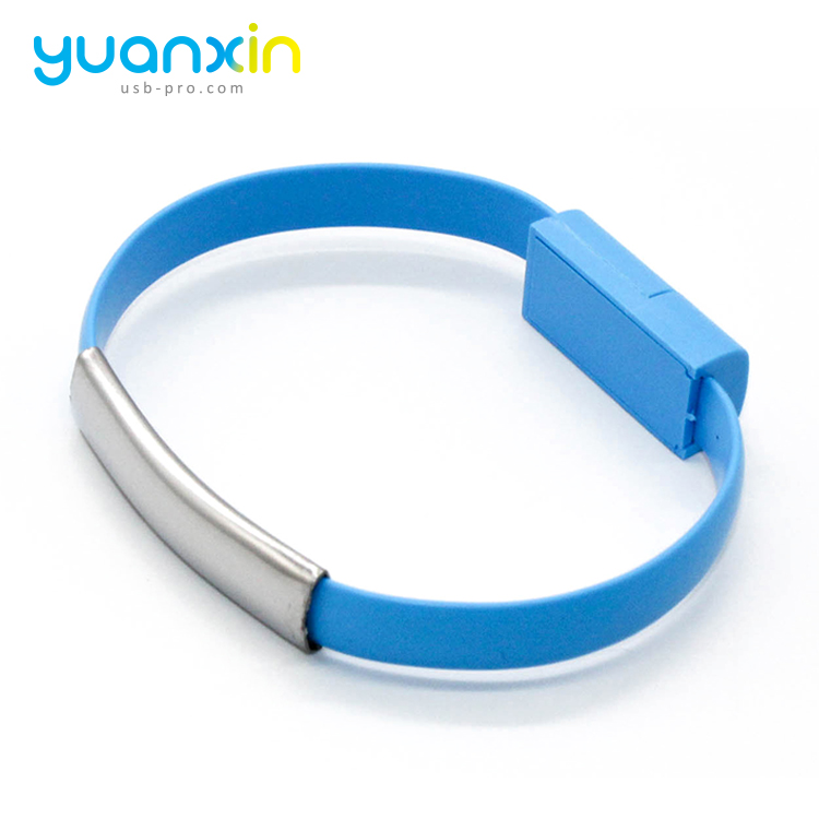 Custom ABS Micro wristband usb cable