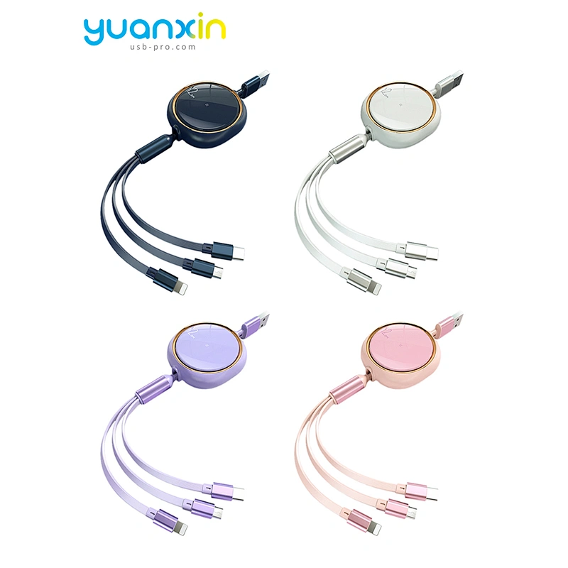 Custom Doming Retract Charging Cable