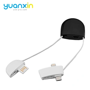 ABS+TPE retract charging cable