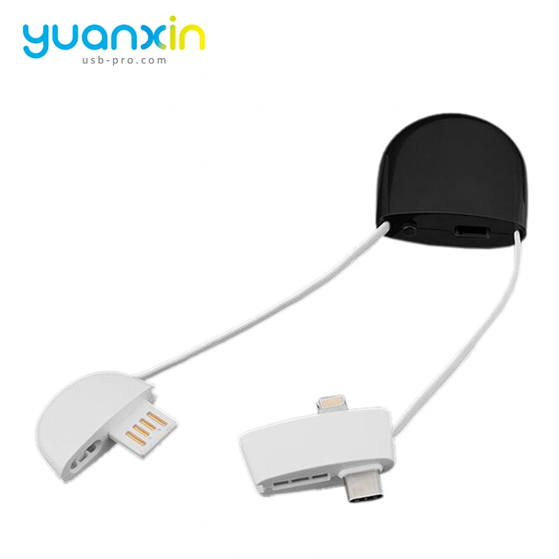 ABS+TPE retract charging cable