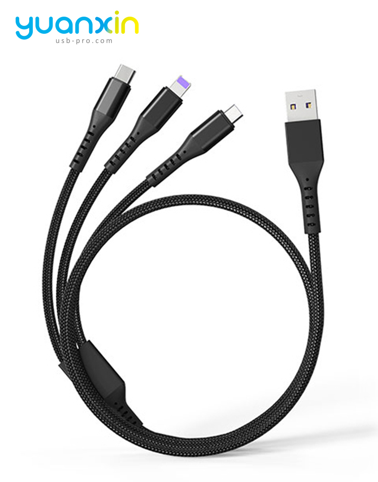 3 in 1 3A Fast Charging Cable
