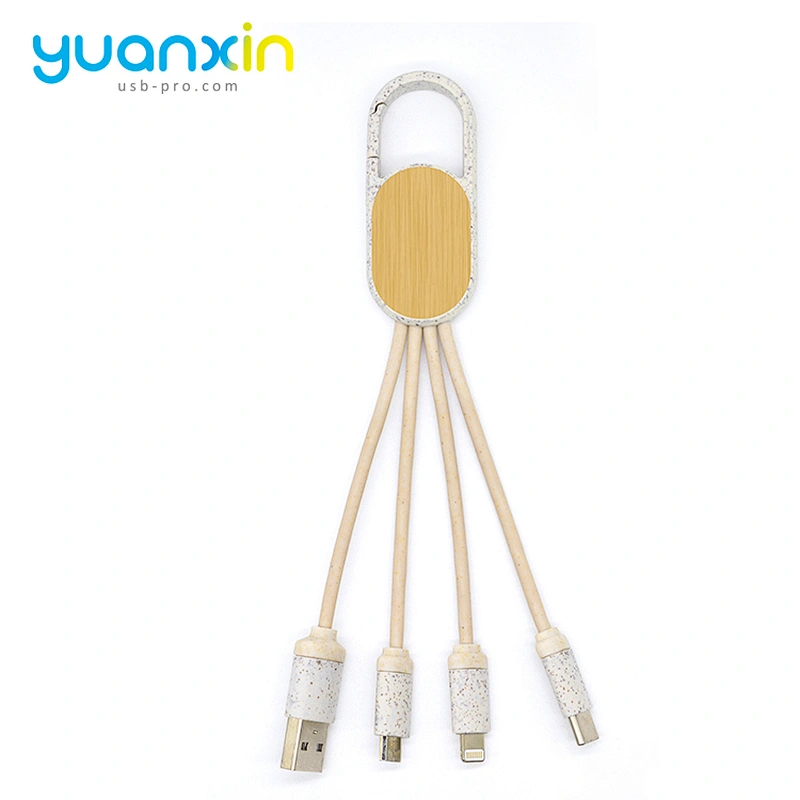 Eco 4 in 1 keychain usb cable