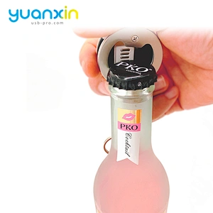 Bottle Opener Keychain USB cable