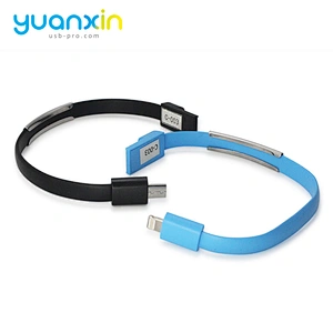 Custom ABS Micro wristband usb cable