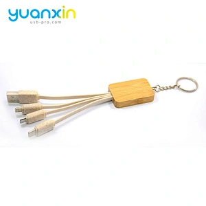 Eco keychain usb cable