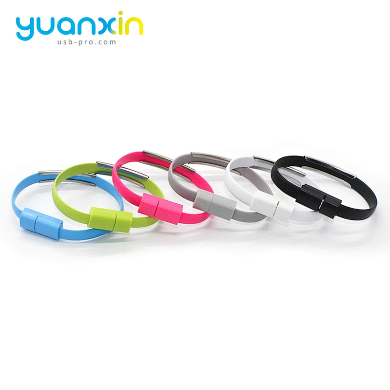 Custom ABS Micro wristband usb cable