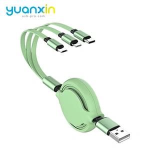Promotion  round 3 in 1  retract Charging Cable