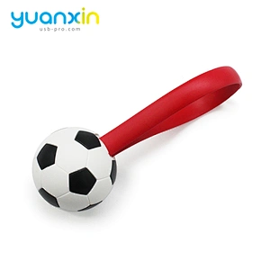 Football design Micro keychain usb cable
