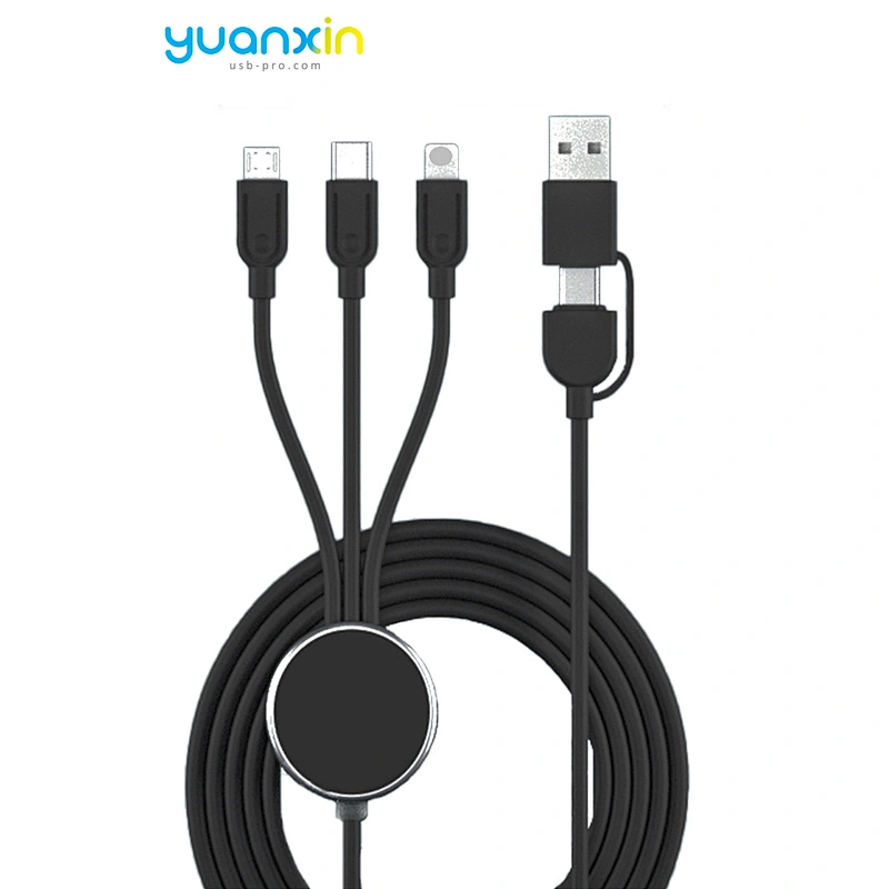 Custom LED logo 6 in 1 Illume Charging Cable