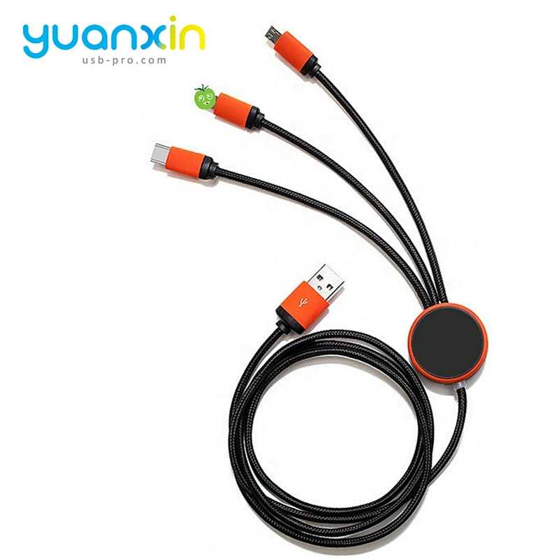 Custom LED  braided Illume Charging Cable