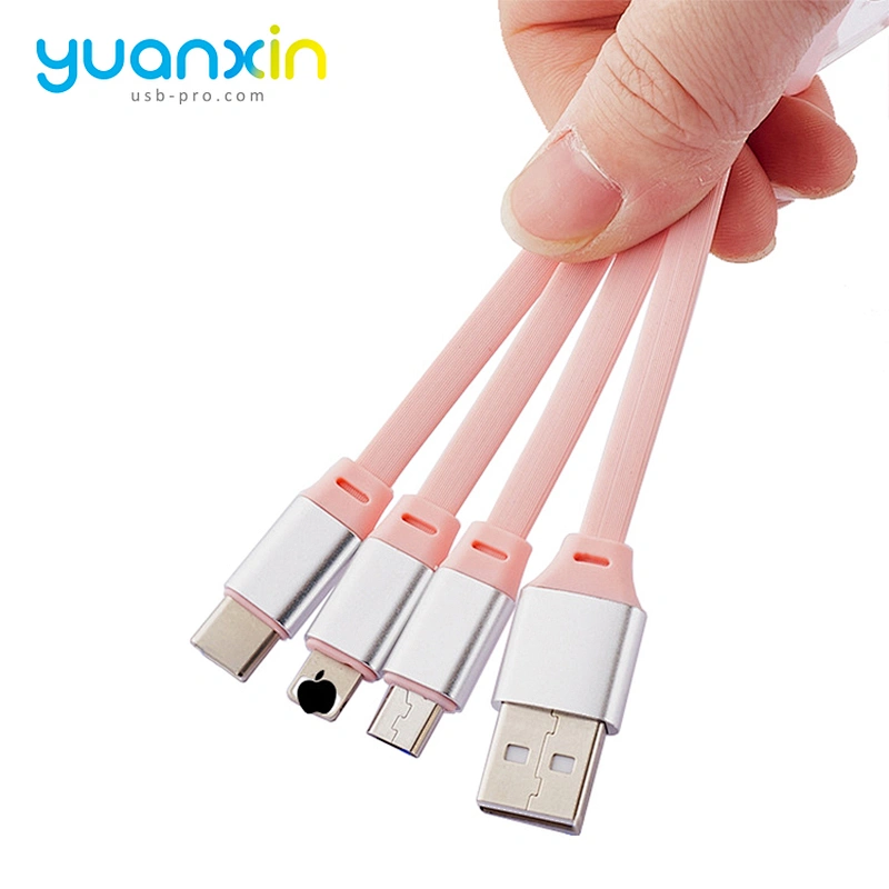 Custom LED Logo Acrylic+TPE Illume Charging Cable