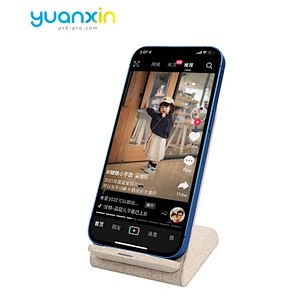 ECO Friendly Desktop Wireless Charger with phone holder