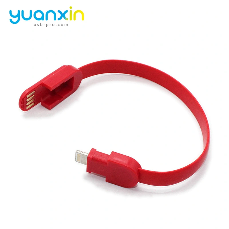 Custom TPE  wristband micro usb cable